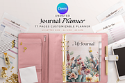 Undated Journal Planner Canva, a Stationery Template by The Blog Creative (Thumbnail 10 of 10)