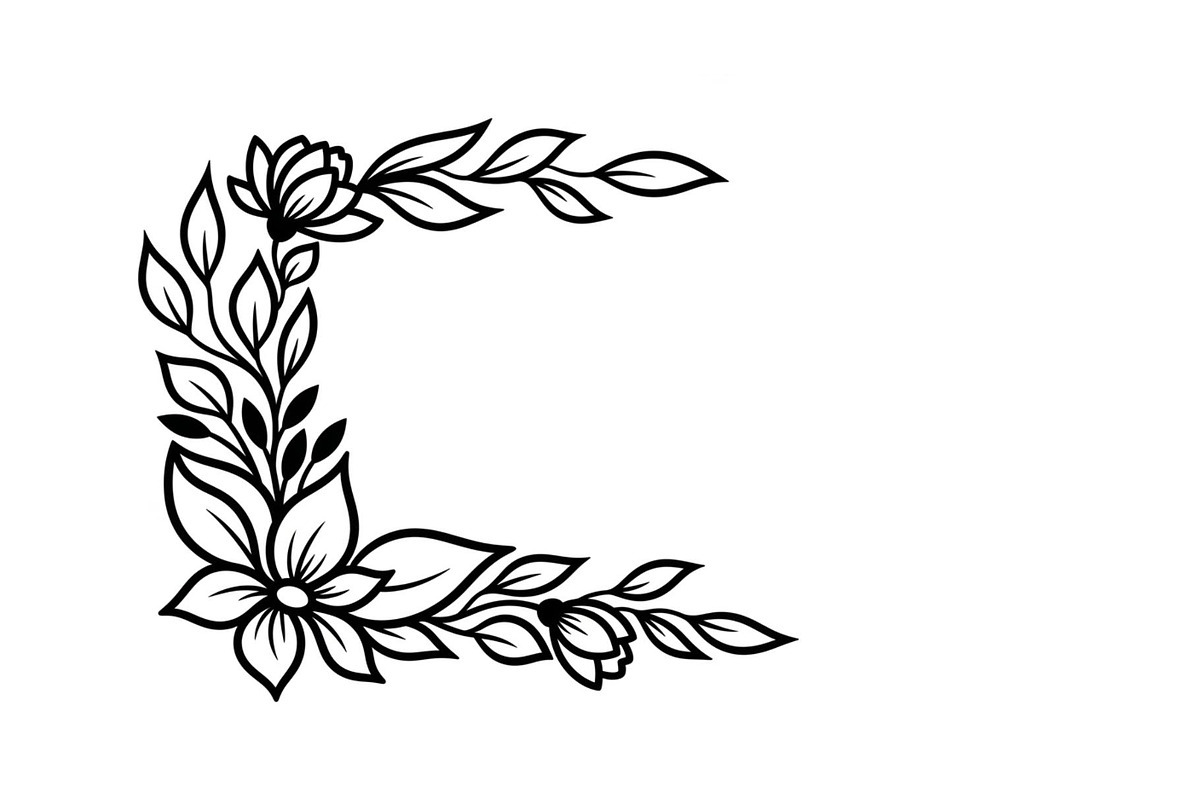 Floral Corner Ornament Clipart Bundl, an Illustration by Creativeshirt (Photo 26 of 48)