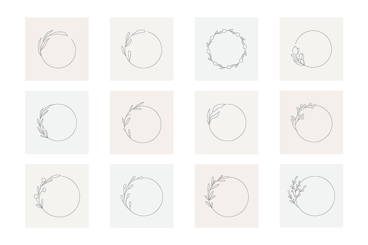 Botanical hand drawn elements, an Outline Icon by mayrum (Photo 7 of 10)