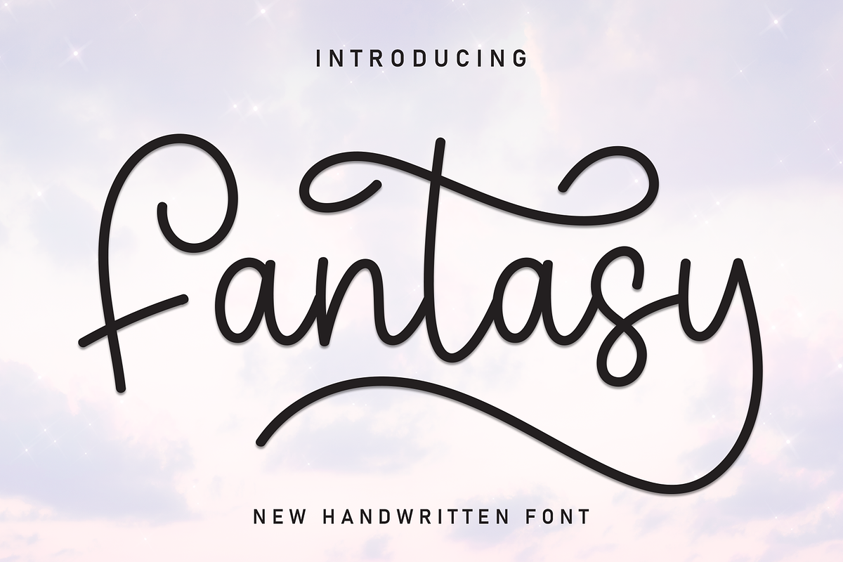 Fantasy | Script Font, a Handwritten Font by Scratchones (Photo 1 of 9)