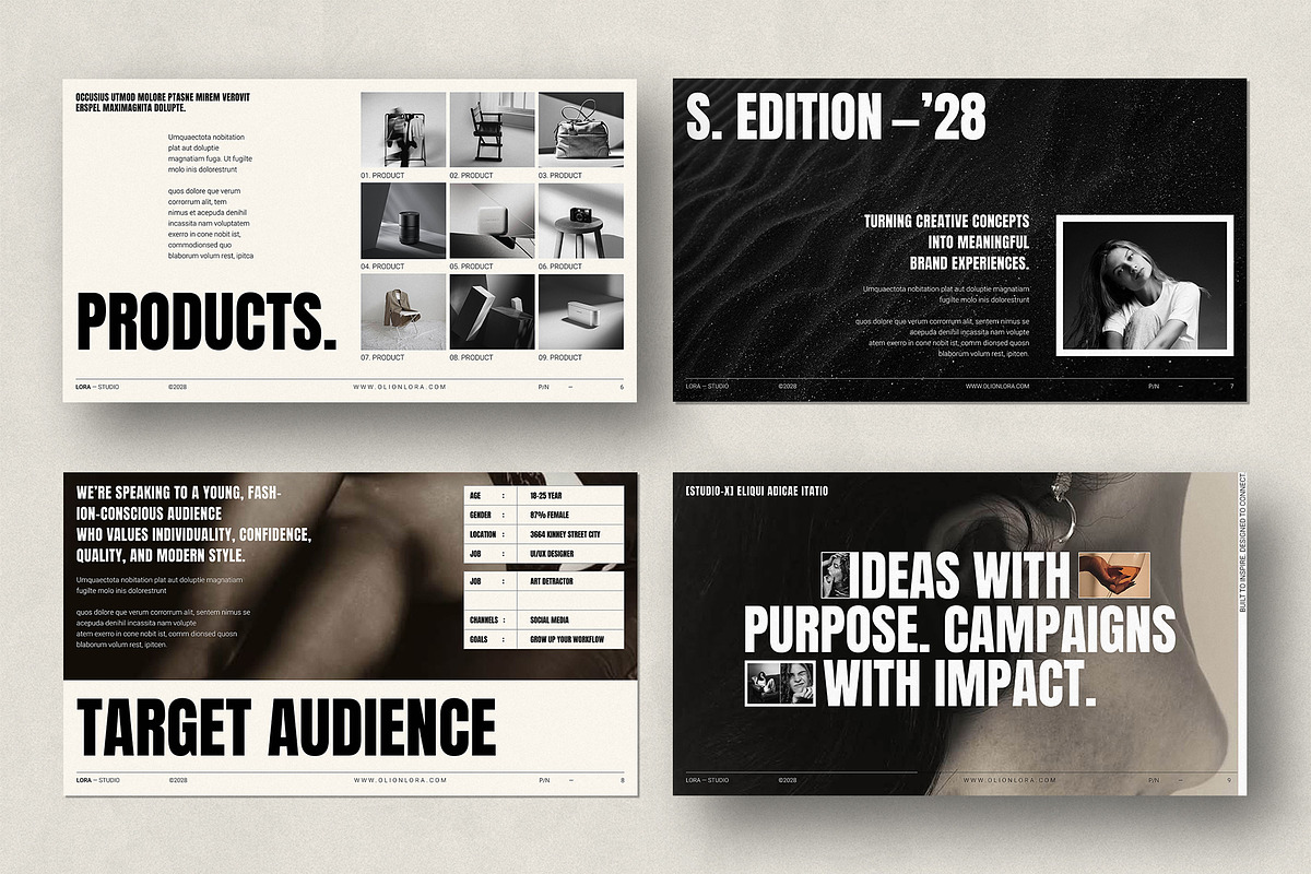 Creative Brief Campaign Presentation, a Presentation Template by Olion Lora (Photo 7 of 11)