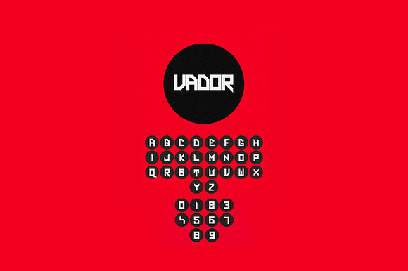 VADOR font preview 4