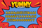 Yummy - Modern Kids Font, a Handwritten Font by overlaytemplates (Thumbnail 6 of 6)