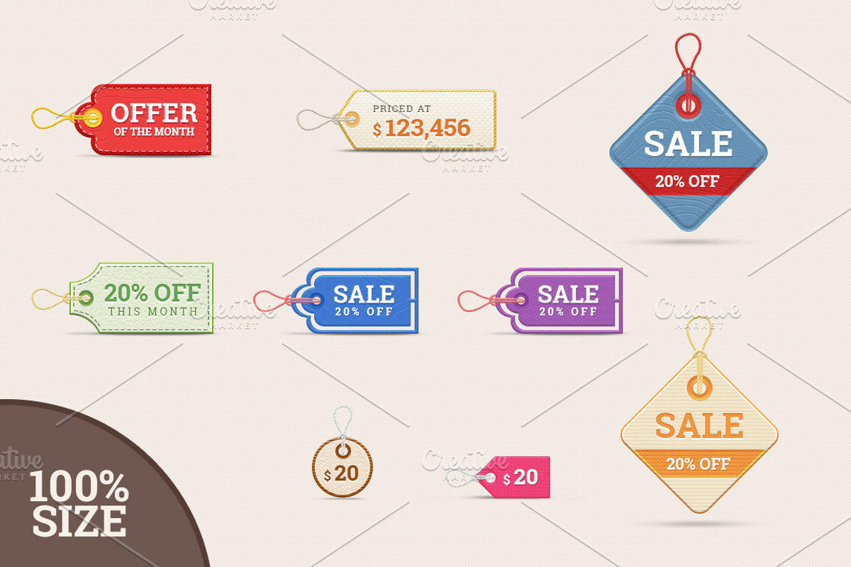 Realistic Price Tags, a Templates & Theme by Saptarang (Photo 2 of 5)