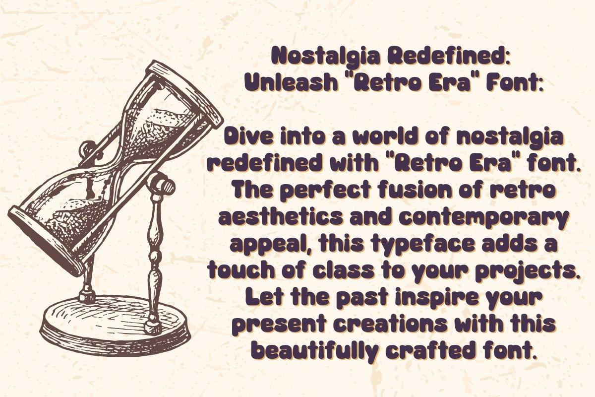 Retro Era - Handwritten, a Handwritten Font by Charmingbear59.design (Photo 2 of 5)