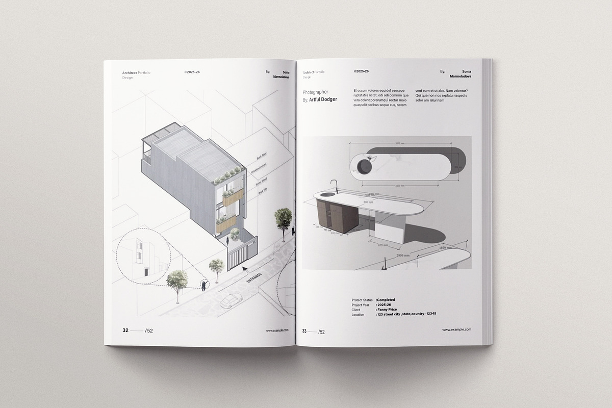 Architecture Portfolio Template, a Brochure Template by ArtisanaAura (Photo 12 of 18)