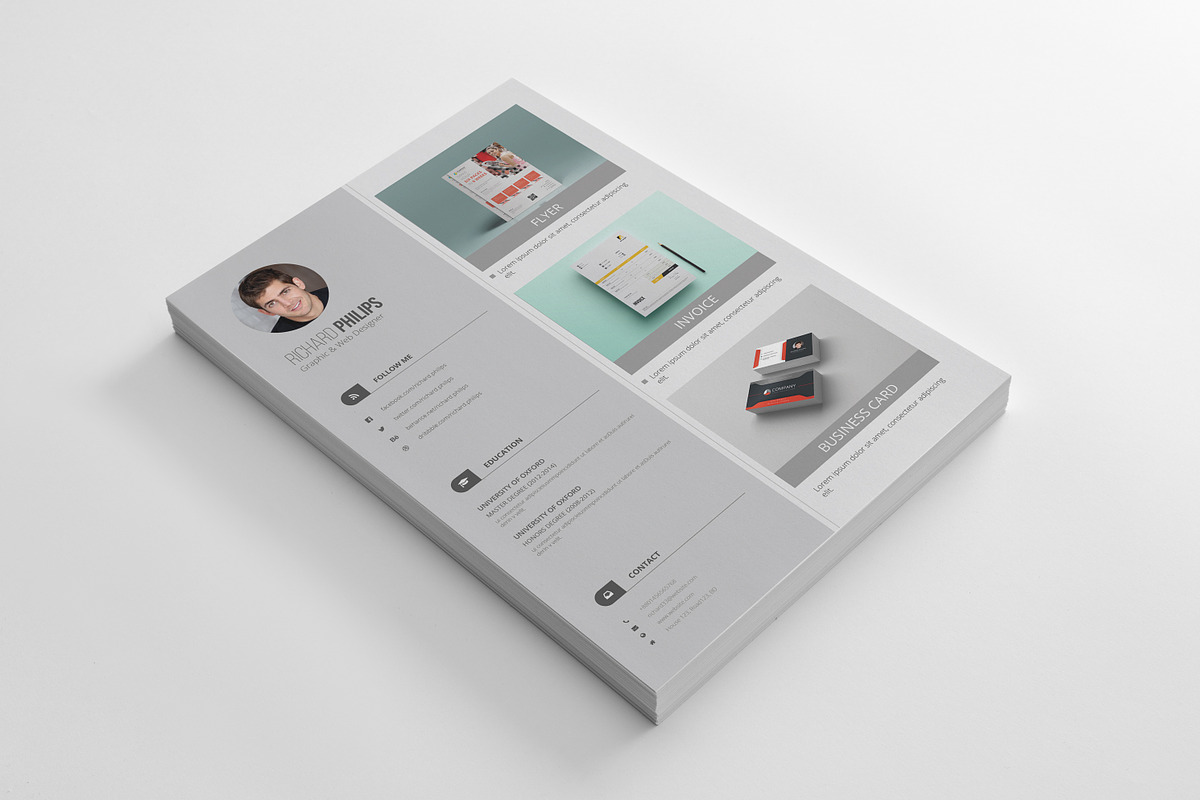 Resume/CV, a Resume Template by art_ample (Photo 4 of 4)
