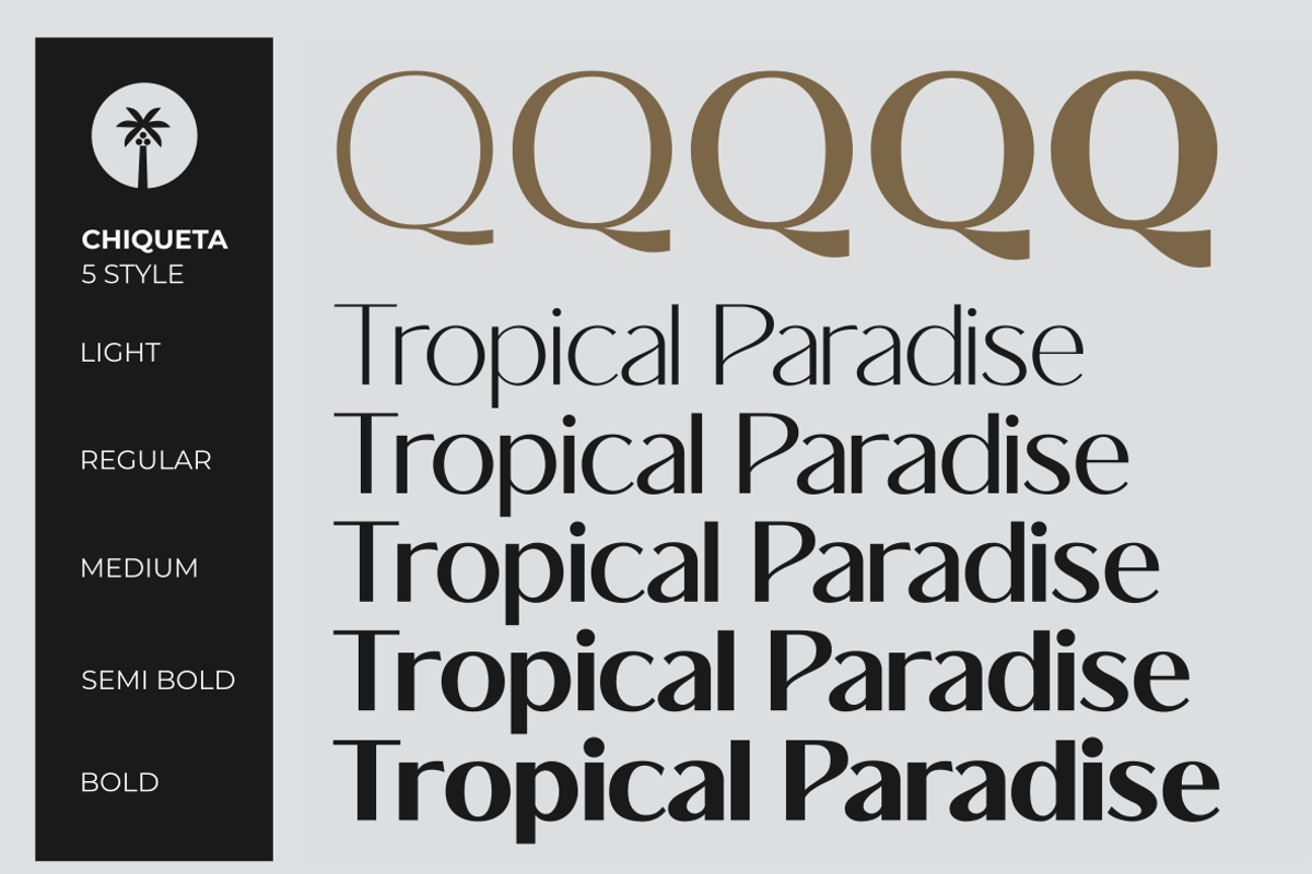 Chiqueta, a Sans Serif Font by zeenesia (Photo 3 of 18)