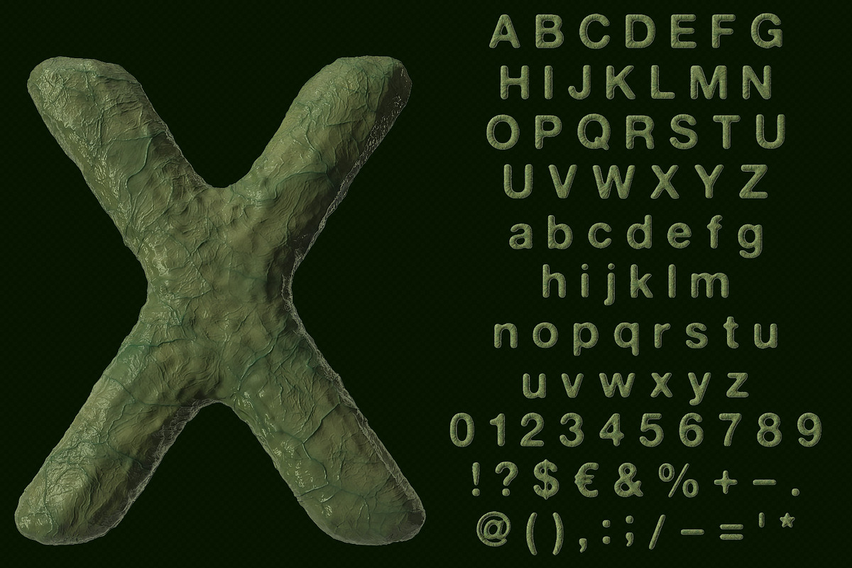 The Monster Bitmap Font & PNGs, a Sans Serif Font by Creative Graphics (Photo 2 of 8)