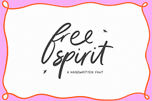 Free Spirit | Casual Script Font