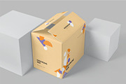 7 Packaging Box Mockups, a Packaging Mockup by megostudi0 (Thumbnail 8 of 9)