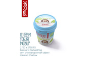 Yogurt Ice Cream Mockup, a Cups & Container Mockup by akropol (Thumbnail 4 of 6)
