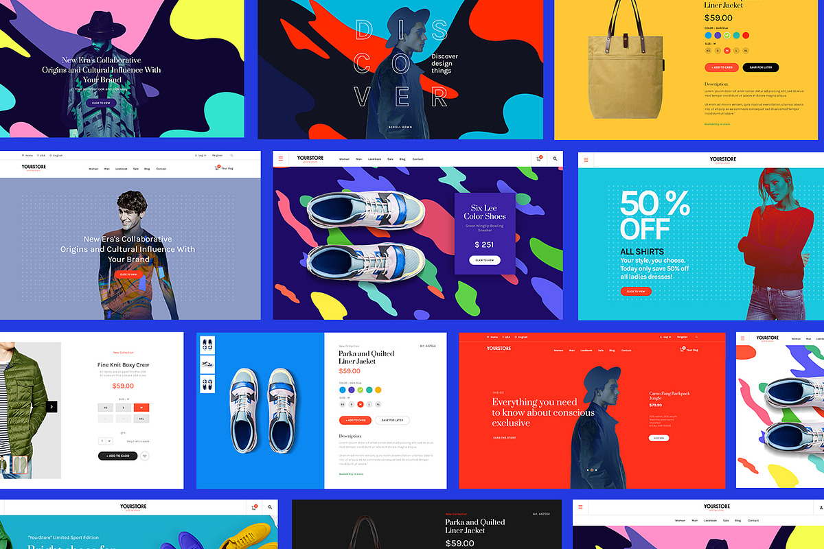 Multicolor UI Kit, an UI Kit Template by Amirzhanuly (Photo 8 of 10)
