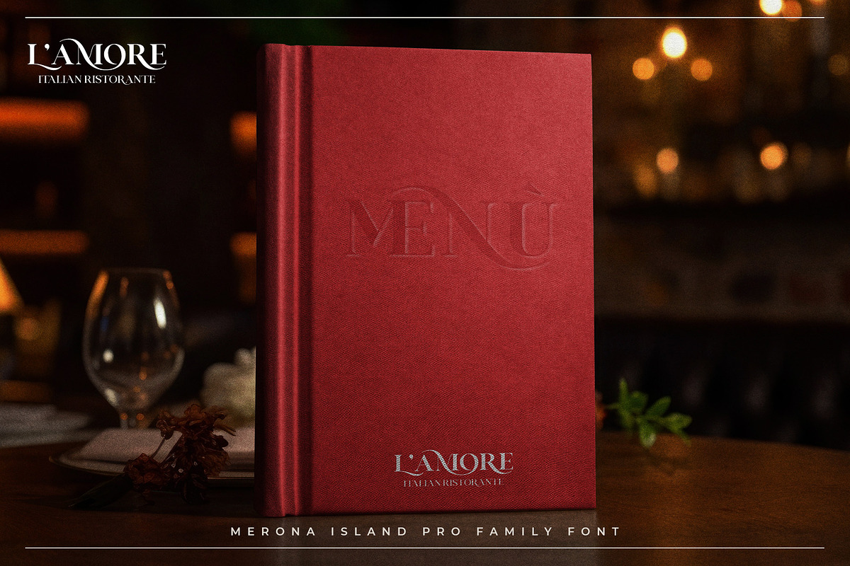 Merona Island PRO | 6 Font Pack, a Serif Font by Krismagraph (Photo 8 of 20)