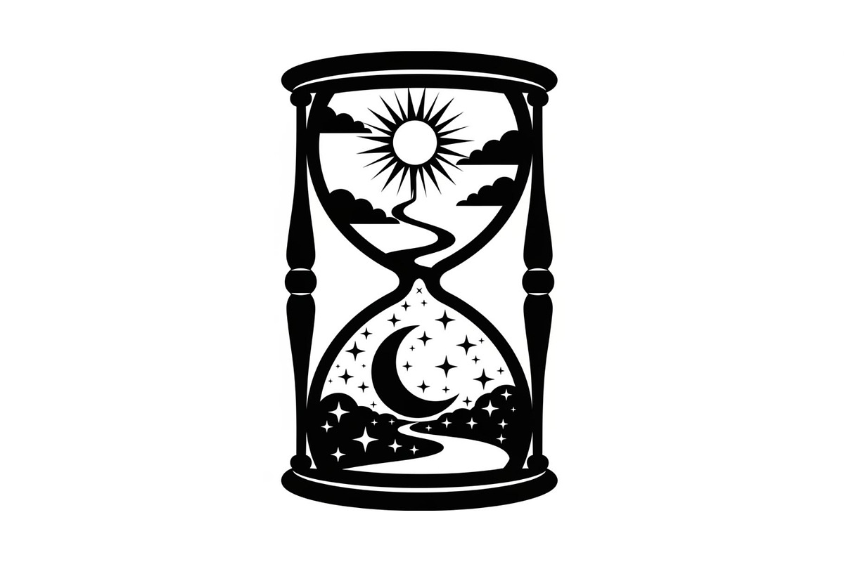 Celestial Sun Moon Hourglass Bundle, an Illustration by Gaye Art (Photo 25 of 31)