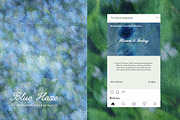 Blue Haze textured backgrounds, a Background Graphic by DigARTbyHavroshka (Thumbnail 6 of 13)