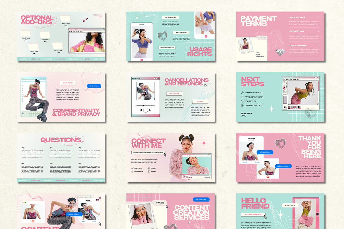 UGC Content Creator Onboarding Kit, a Presentation Template by Branding Babe Co. (Photo 6 of 10)