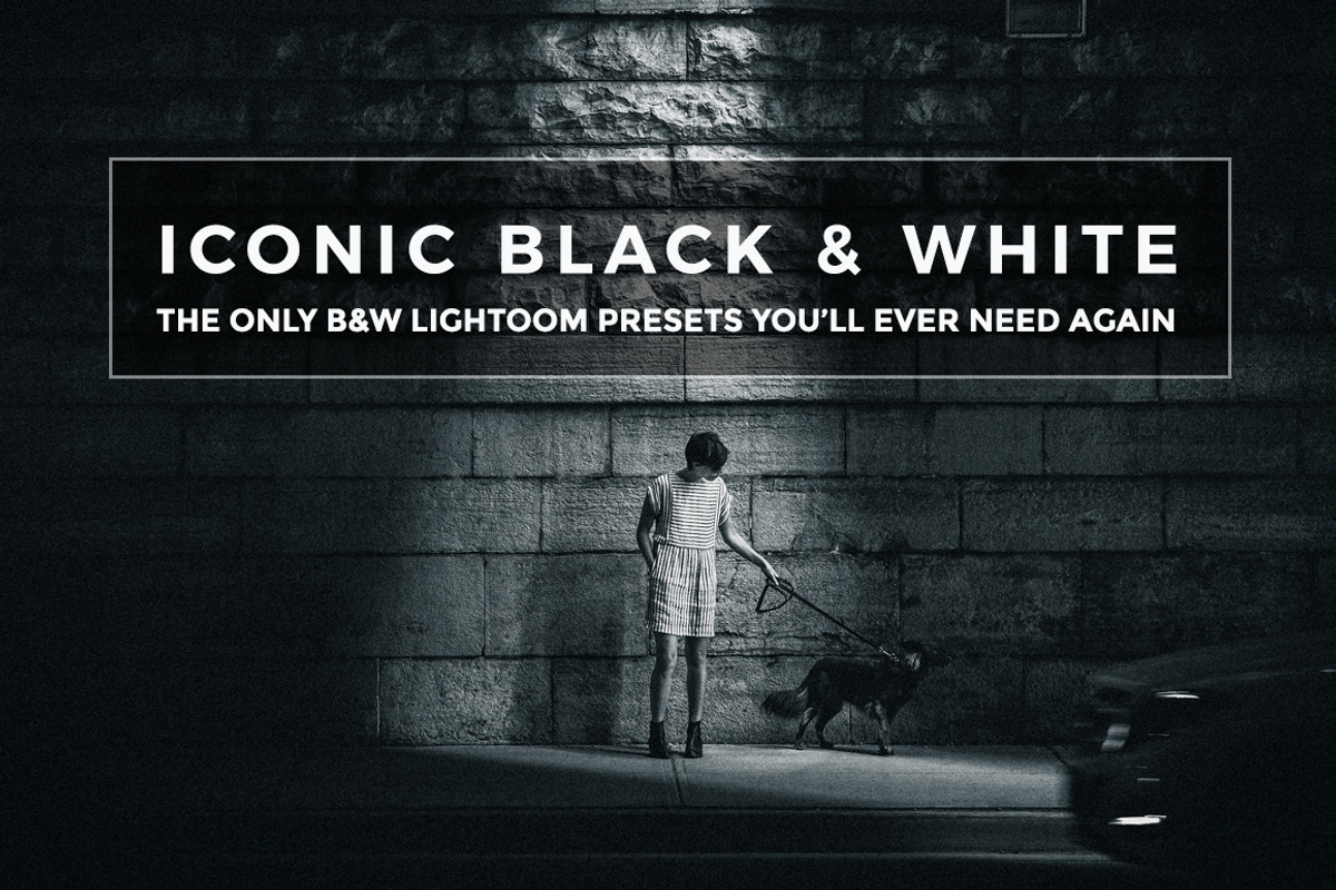 Iconic B&W Lightroom Presets