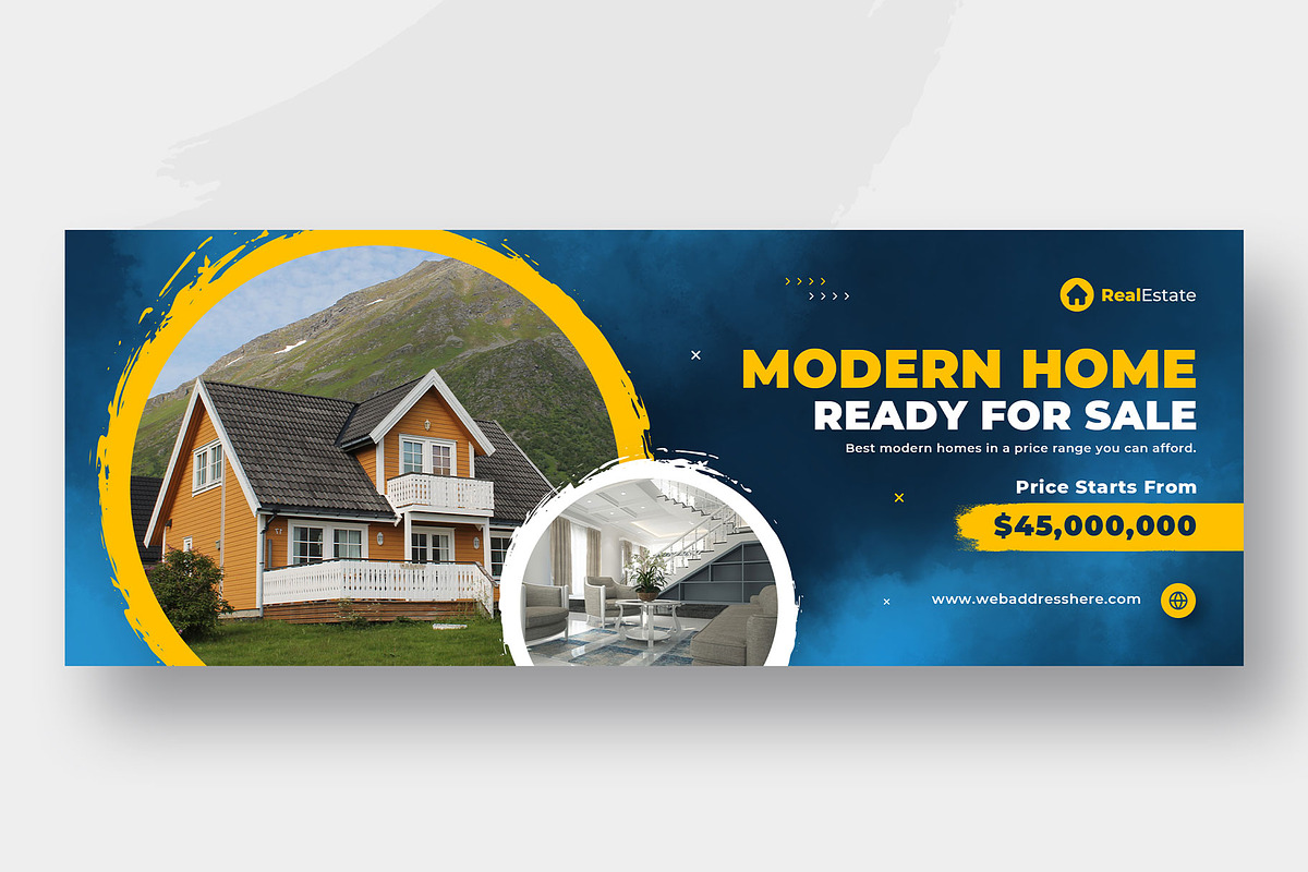 Real Estate Instagram Post | Cover, a Social Media Template by Uiparvin (Photo 5 of 5)
