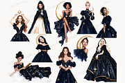 Mystical Celestial Clipart, a Person Illustration by GlamArtZhanna (Thumbnail 5 of 8)
