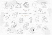 Minimalist Line Art Boho doodles 149, an Illustration by Drawberx (Thumbnail 12 of 16)