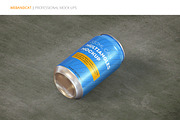Can Mock-up, a Packaging Mockup by WebAndCat (Thumbnail 5 of 9)