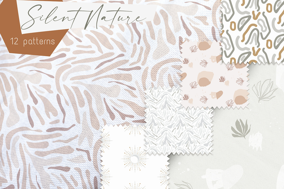 Silent Nature - seamless patterns, a Pattern Graphic by InaCorart (Photo 5 of 5)