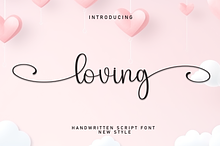 Loving | Script Font