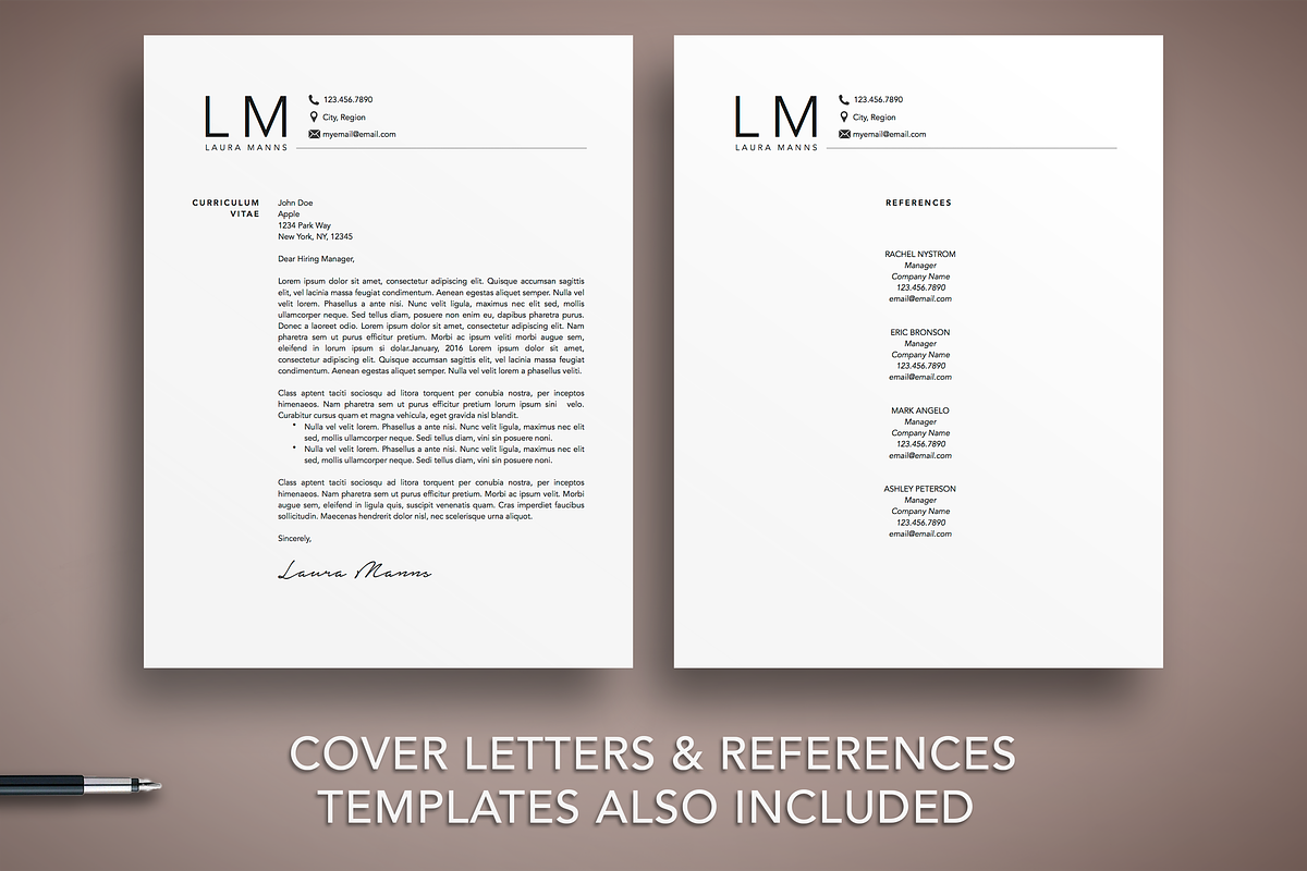 Professional Resume/CV Template, a Resume Template by The Creative Resume (Photo 4 of 8)