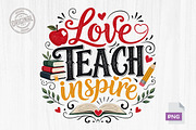 Teacher PNG Bundle, Back to School, a Seasonal Illustration by CreationArt (Thumbnail 5 of 8)