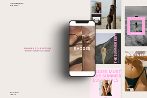 Rhodes | Social Media Bundle, a Social Media Template by Luna Soul Design
