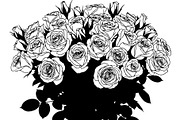 Floral Bouquet Silhouette, an Object Graphic by Creativeshirt (Thumbnail 19 of 20)