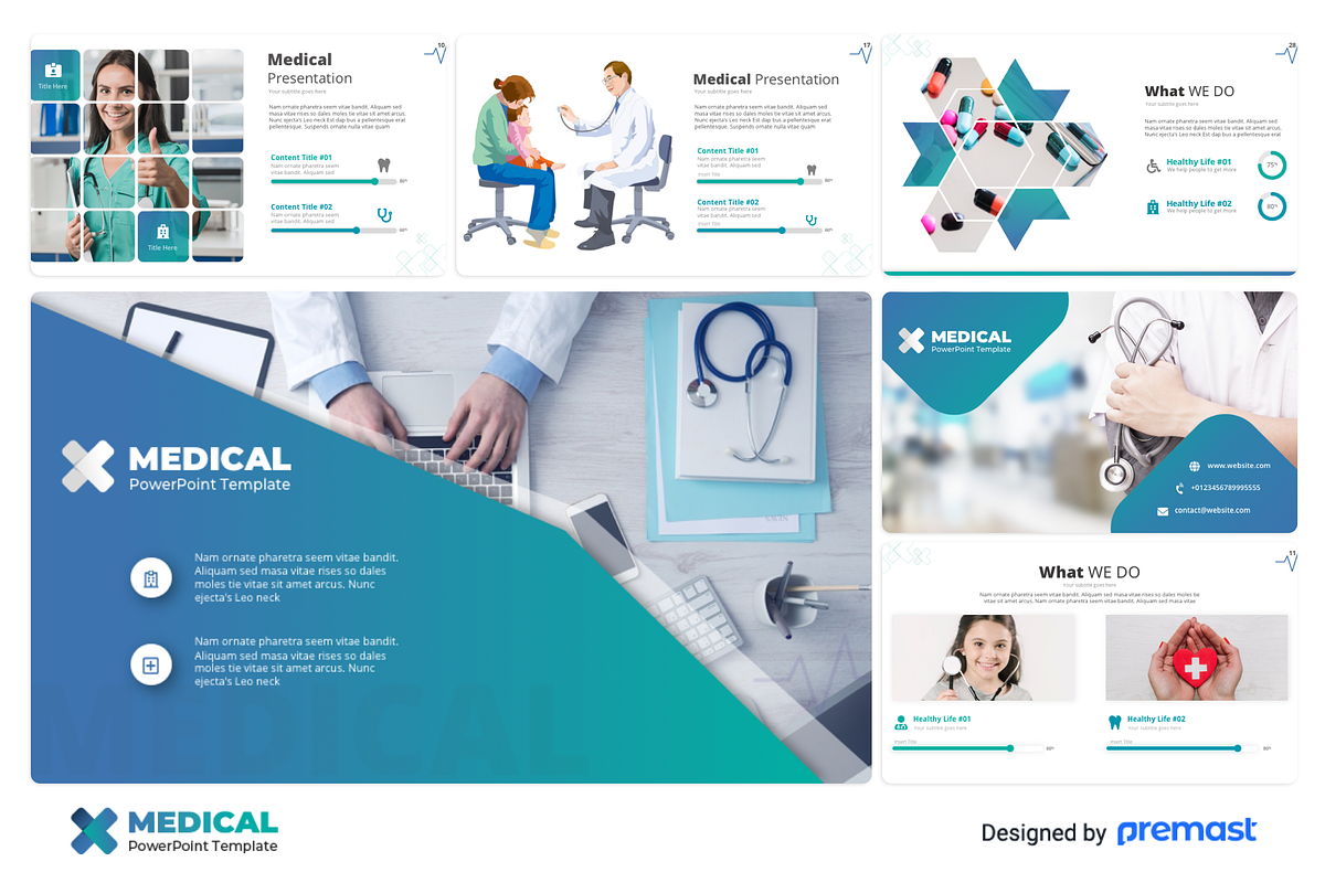 Medical Powerpoint Template, a Presentation Template by Premast (Photo 5 of 11)