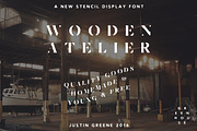 Wooden Atelier ~ Vintage Serif, a Serif Font by Greenhouse Supply Co (Thumbnail 2 of 4)