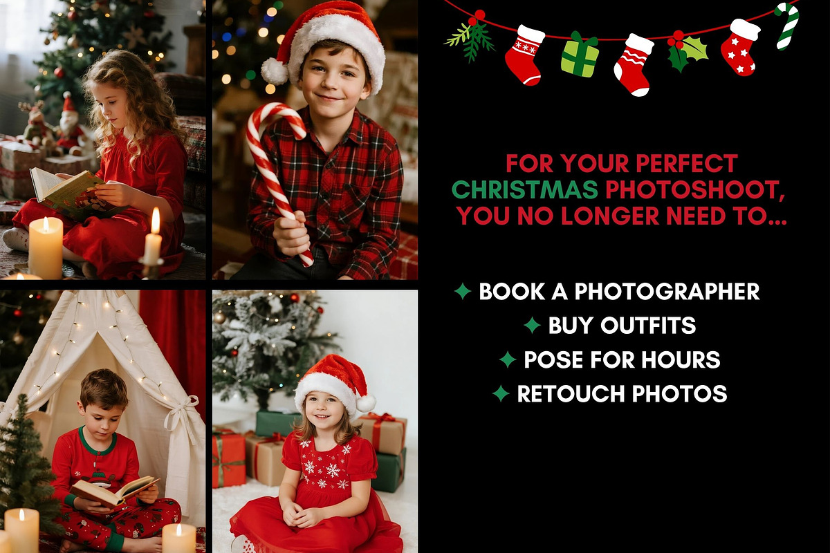 40 Christmas Kids Photo Prompts, a Holiday Photo by Selenique Studio (Photo 5 of 10)