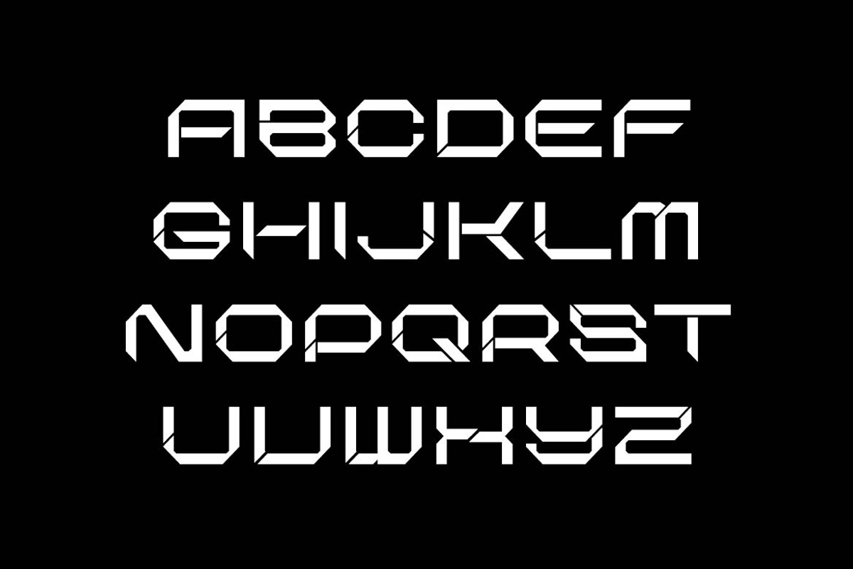 Transonite Futuristic Display Font, a Serif Font by UICreative (Photo 5 of 13)