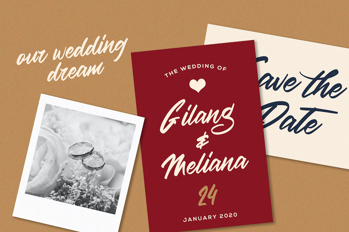 Haredang - Bold Script Font preview 7