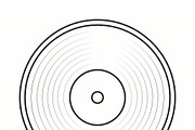 44 vector Music Audio Icon Set, an Outline Icon by adenpinkstore (Thumbnail 27 of 28)