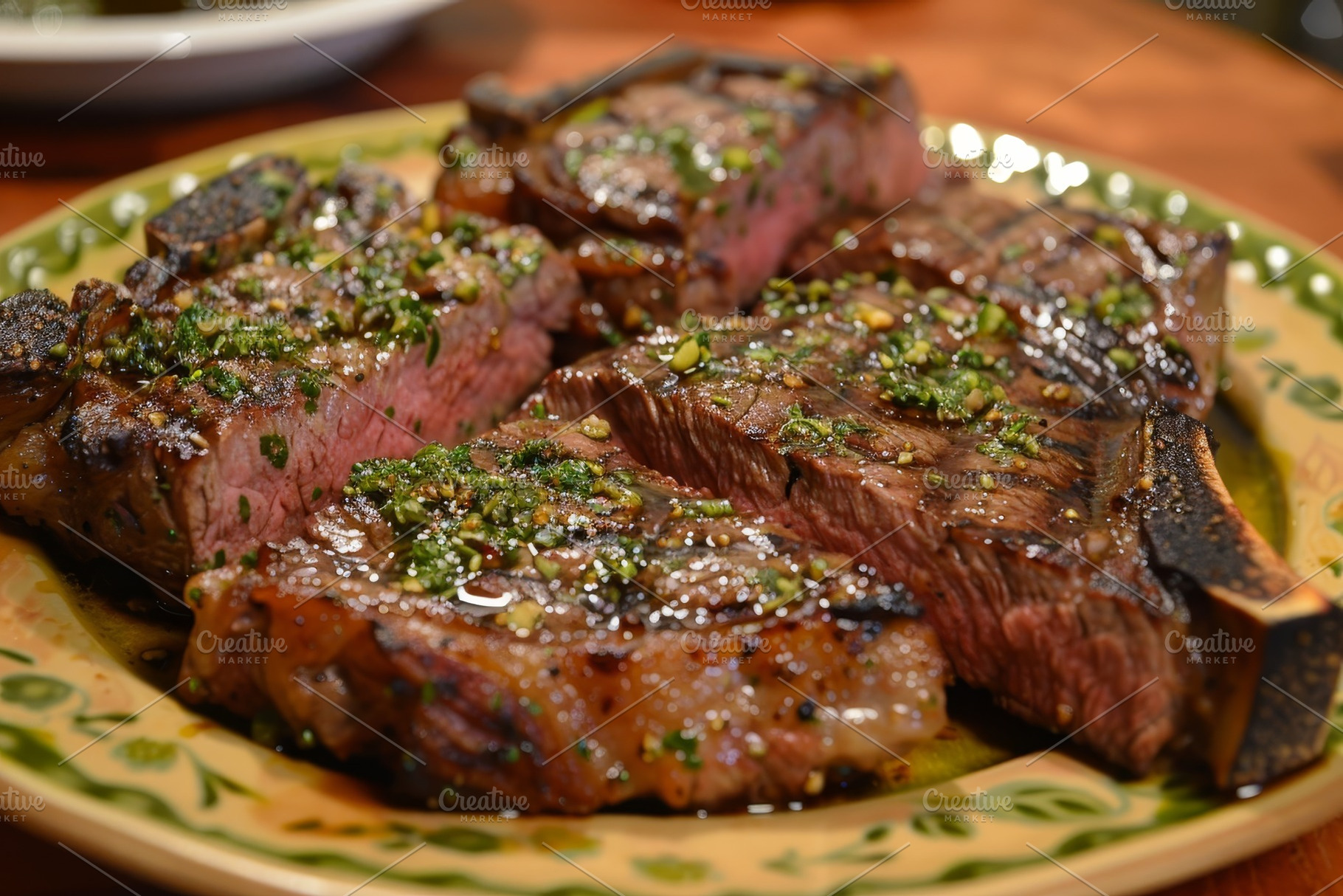 A detailed view of a plate of juicy, a Photo by Iftikhar Alam