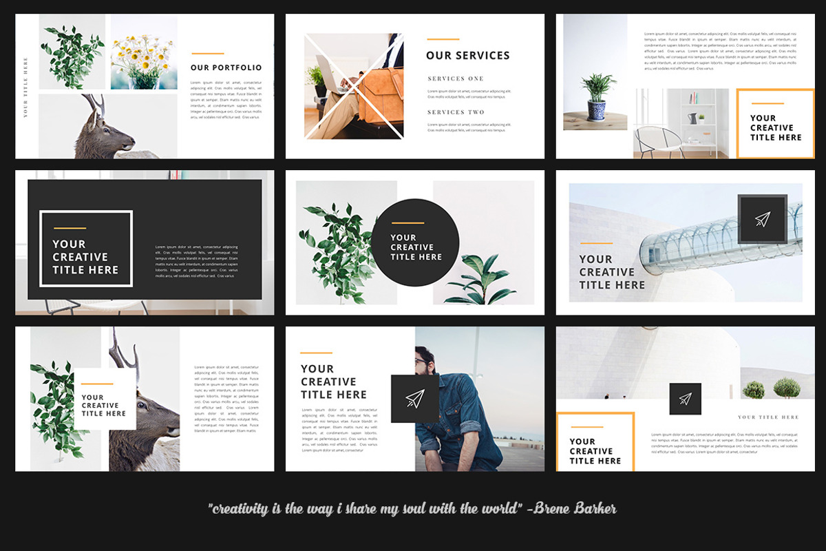 Craft - Portfolio Google Slides, a Presentation Template by desvibes (Photo 5 of 8)
