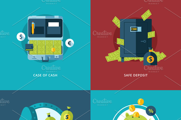 Finance And Money Icons Set