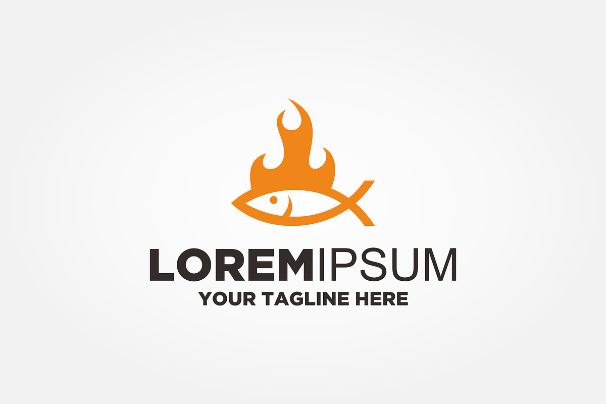 Fish Roasted Logo, a Branding & Logo Template by REDVY CREATIVE