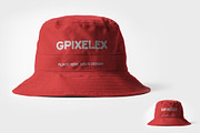Bucket Hat Mockup Template, a Hat Mockup by GraphicsPixel (Thumbnail 3 of 3)