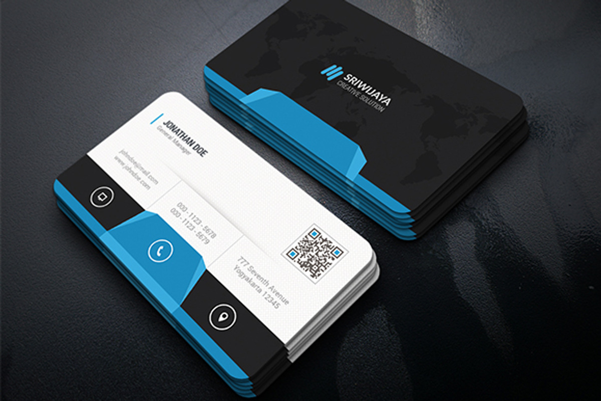 Modern Corporate Business Card, a Business Card Template by InfinityArt (Photo 3 of 4)