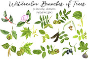 Watercolor Branches of Trees, an Illustration by cat_arch_angel (Thumbnail 3 of 5)