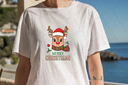 Reindeer Merry Christmas PNG, an Illustration by DreamPrint404 (Thumbnail 3 of 7)