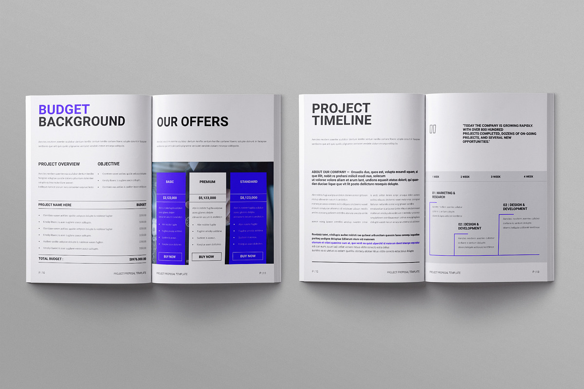 Proposal Template | Canva, INDD, a Brochure Template by ElvinPrint (Photo 6 of 9)