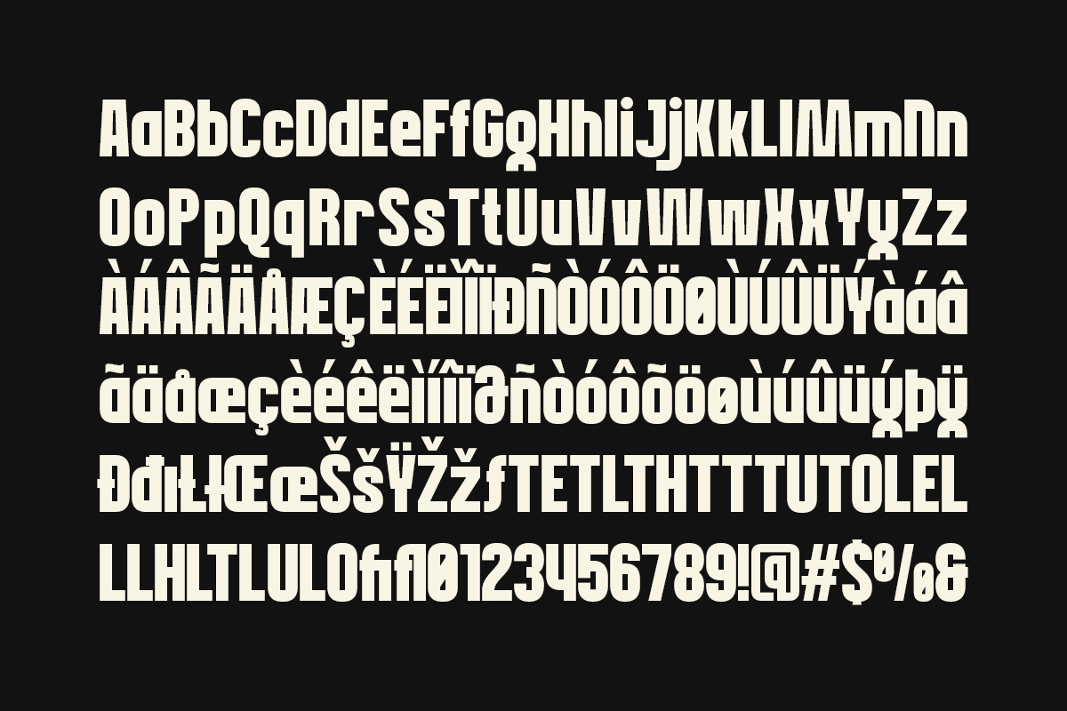 Guaro - Bold Sport Condensed Font, a Sans Serif Font by Pandeka Studio (Photo 9 of 9)