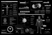 Futuristic Medical HUD Pack, an Object Graphic by SergeyBitos (Thumbnail 3 of 6)