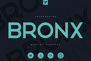 Bronx - Sans Serif typeface 6 fonts, a Sans Serif Font by VP Fonts